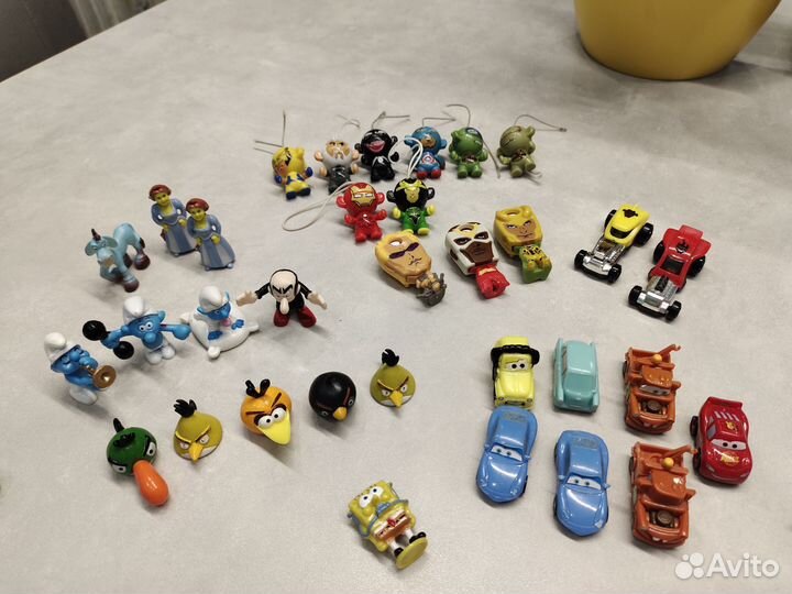 Фигурки Киндер, musse, rovio, sweet box, viacom