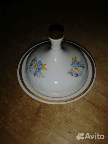 Масленка фарфор СССР
