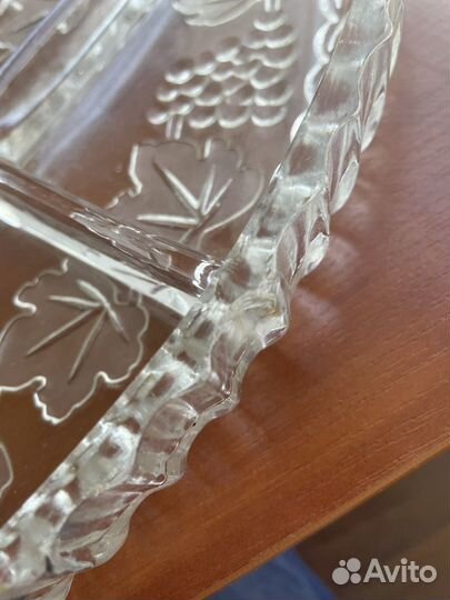 Хрустальная менажница