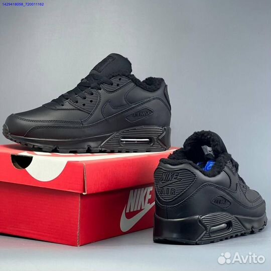 Кроссовки Nike Air Max 90 (с мехом) (Арт.25039)