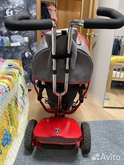 Велосипед детский Lamborgini красный трехколесный