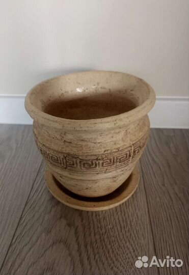 Горшки для цветов в греческом стиле