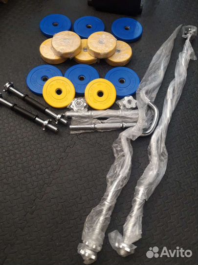 Штанга гриф блины гантели Brutal Sport