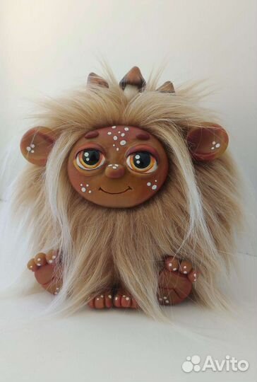 Игрушка в смешанной технике 