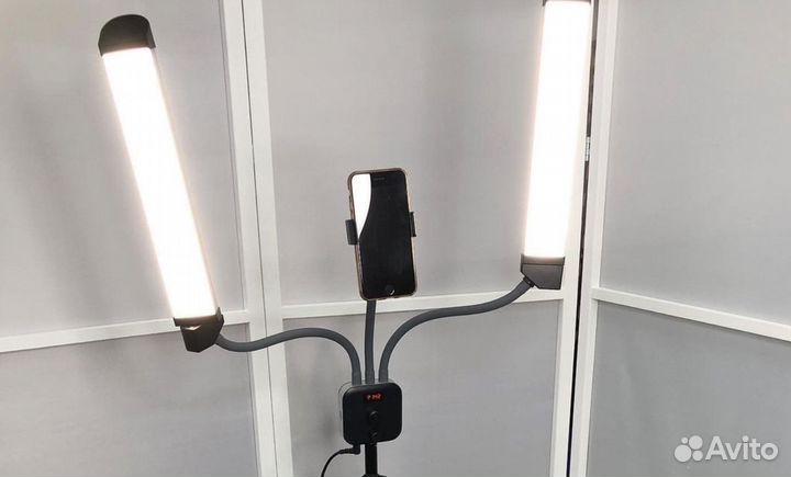 Кольцевая лампа со штативом