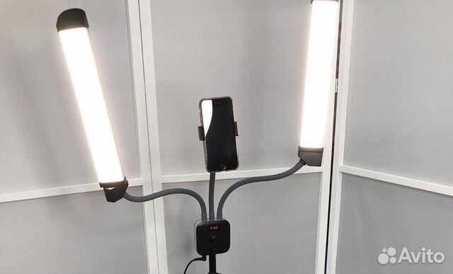 Кольцевая лампа со штативом