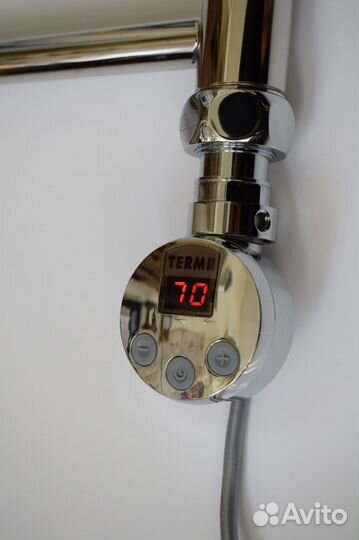 Полотенцесушитель электрический с полкой 100х50 см