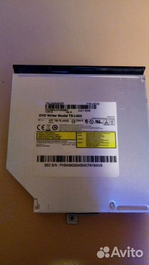 DVD привод Writer Model TS-L633 для ноутбука