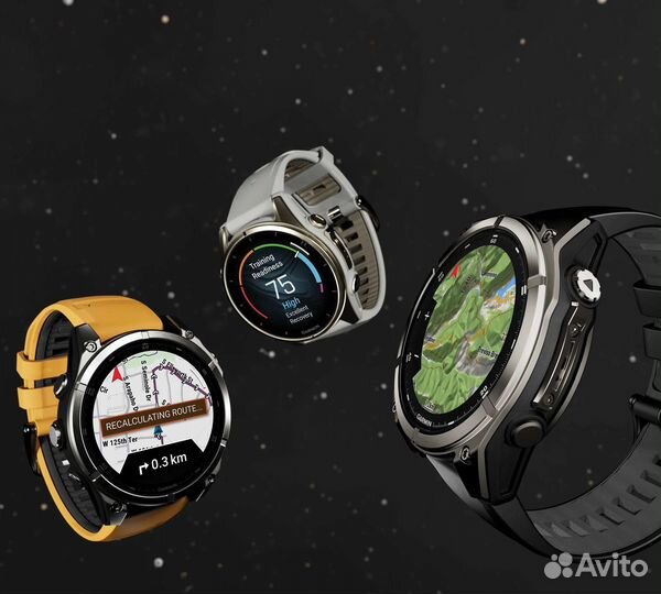 Garmin Fenix 8 51mm Amoled SapphireTitanium Серый