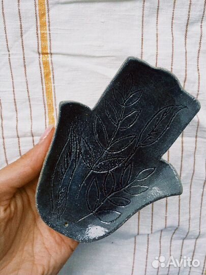 Подставка для благовоний - ладонь ручная работа