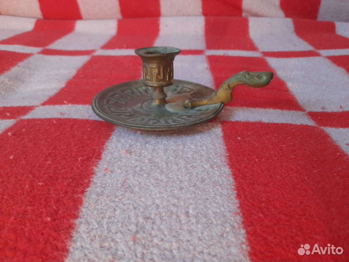 Подсвечник латунь