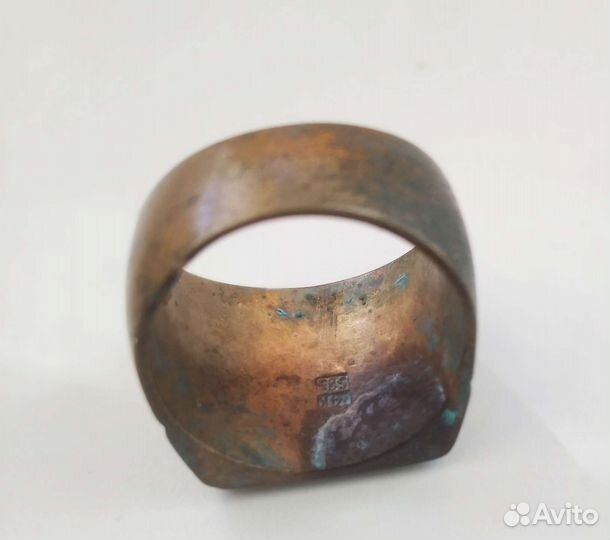 Винтажное медное кольцо