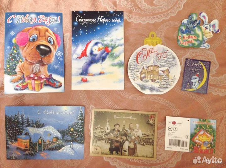 Огромная пачка новых открыток