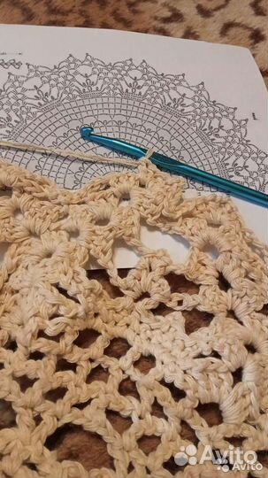 Коврик полукруг, половик, хлопок