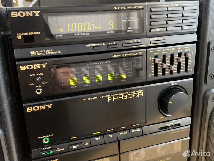 Sony HF-606R - super acoustic turbo sistem