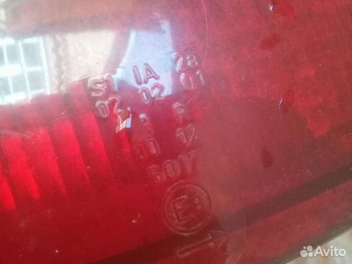 Фара задняя левая opel astra f