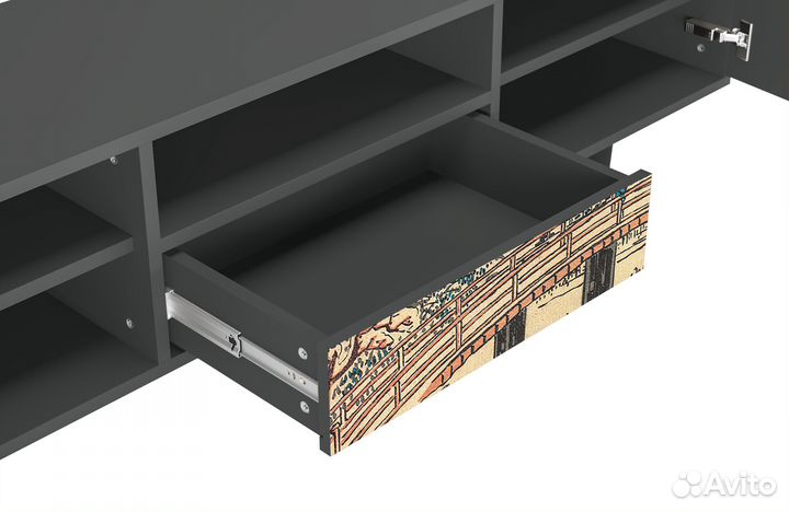 Тв-тумба T6 - Антрацит - Katabira River