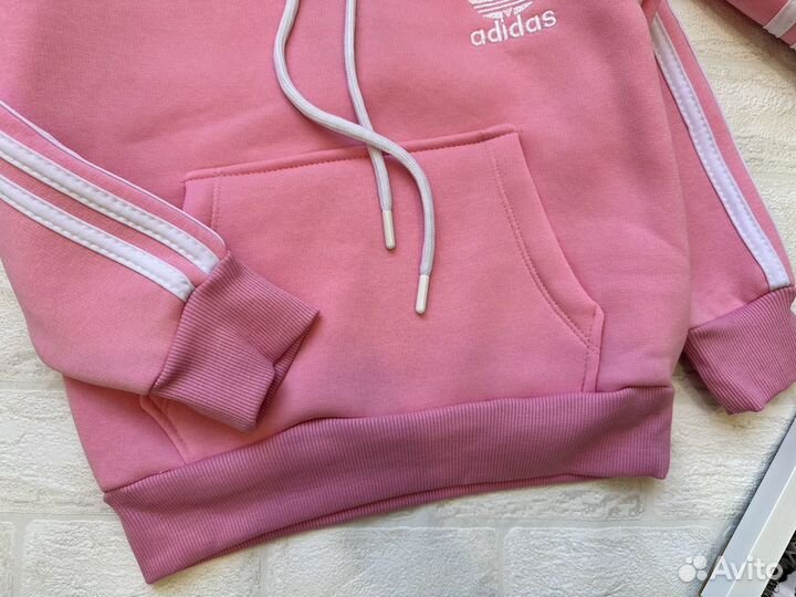 Костюм для девочки на флисе Adidas