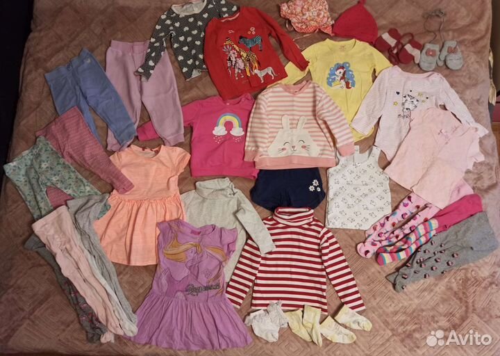 Вещи для девочки 86-92