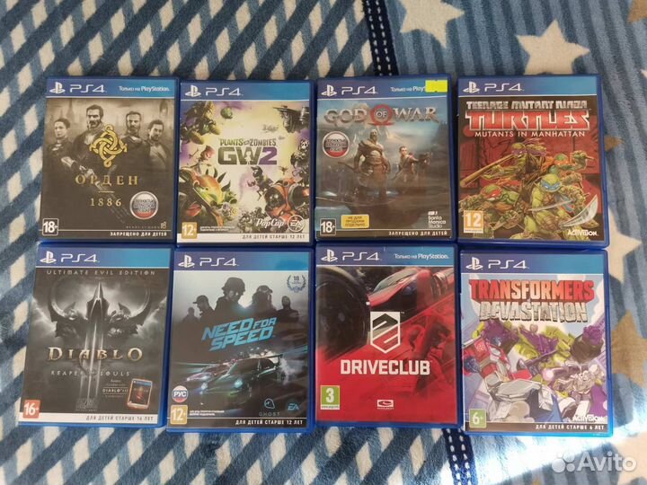 Диски игры для ps4