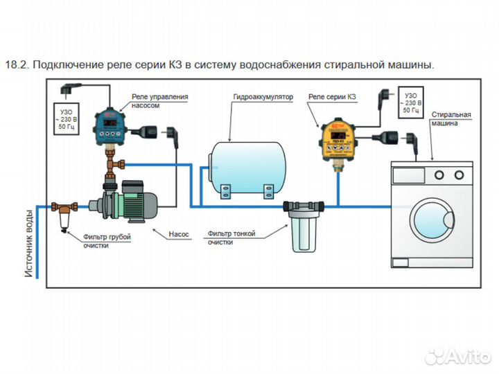 Реле давления Акваконтроль рдэ-кз-10-2.2