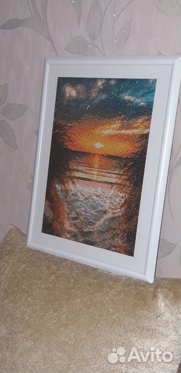 Алмазная мозаика готовая работа