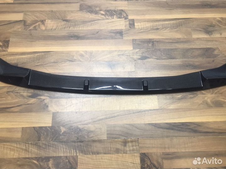 Сплиттер BMW 5 G30 рестайлинг карбон под оригинал