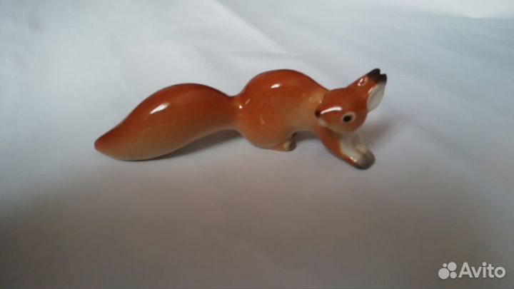 СССР 1970е лфз Белка статуэтка фарфор