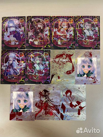 Коллекционные карточки геншин (Genshin Impact)