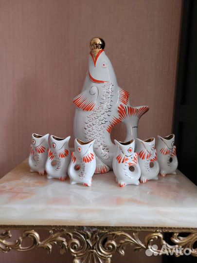 Штоф-статуэтка рыбка