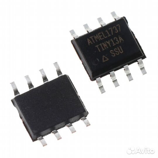 Attiny13A-SSU, микроконтроллер 8 бит 1кБ Flash 20М