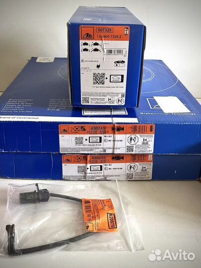 Комплект передних тормозов Ate audi a4 8w, q5 fy