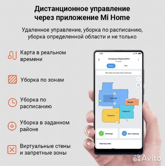 Робот-пылесос Xiaomi Lydsto G2 Inertial