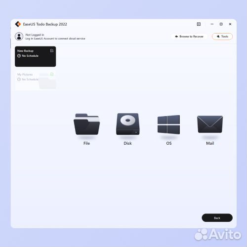 EaseUS Todo Backup Home WIn резервное копирование
