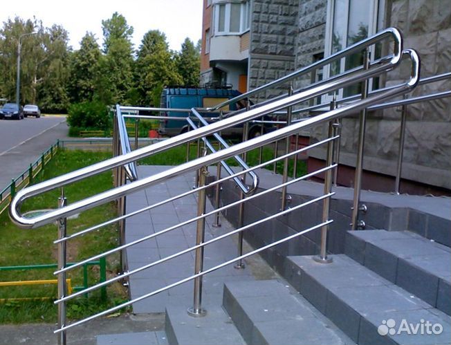 Перила для лестницы из нержавеющей стали