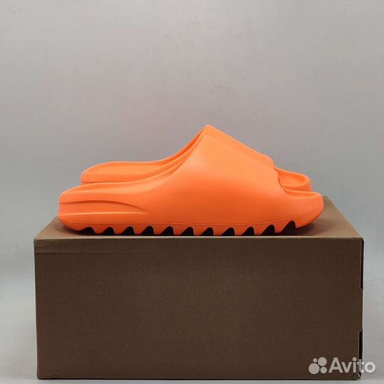 Шлепанцы Слайды Adidas Yeezy Slide Enflame Orange