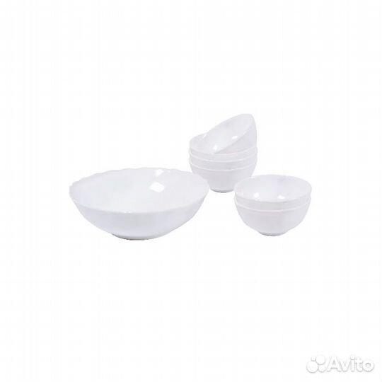 Набор столовый 7 пр.: салатники d12,5 см - 6 шт;