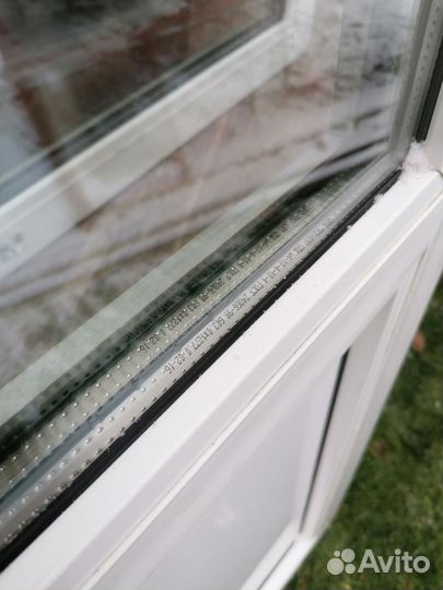 Балконный блок с дверью бу