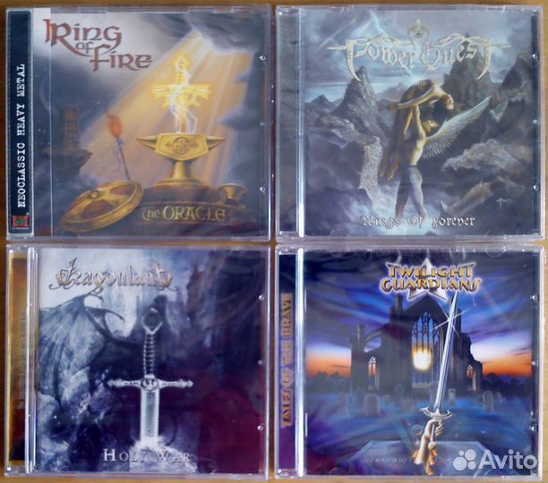CD heavy metal, power metal, фирменные и лицензия