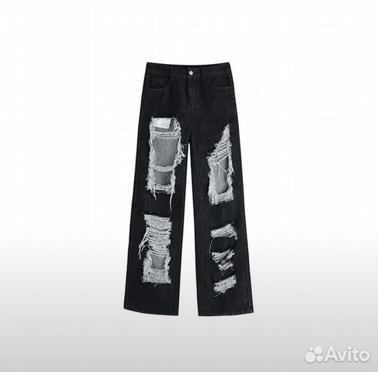 Джинсы в стиле панк