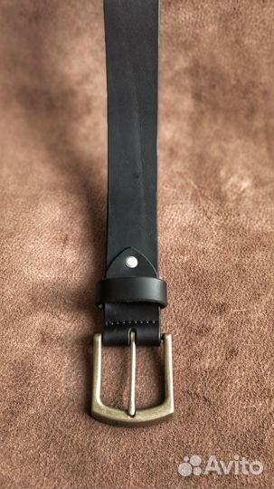 Ремень кожаный ручной работы