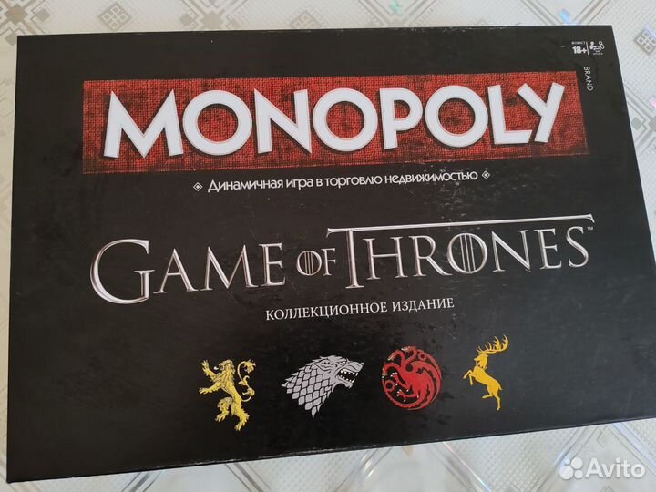 Монополия по тематике игры престолов