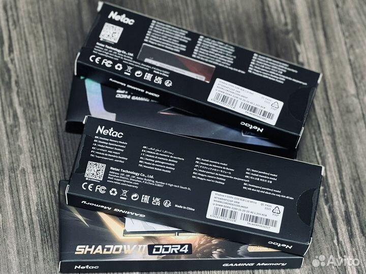 Netac Shadow 16GB/32GB 3200 новая гарантия