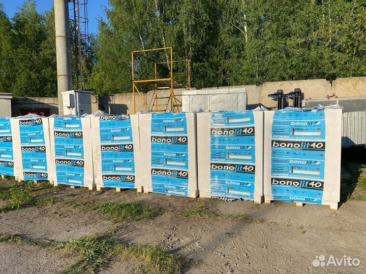 Строительные и перегородочные блоки Бонолит