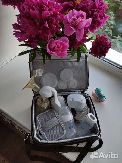 Молокоотсос avent электрический,ручной