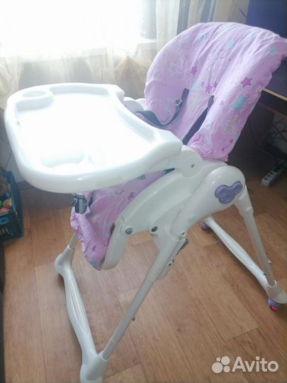 Стульчик для кормления раскладной 0+