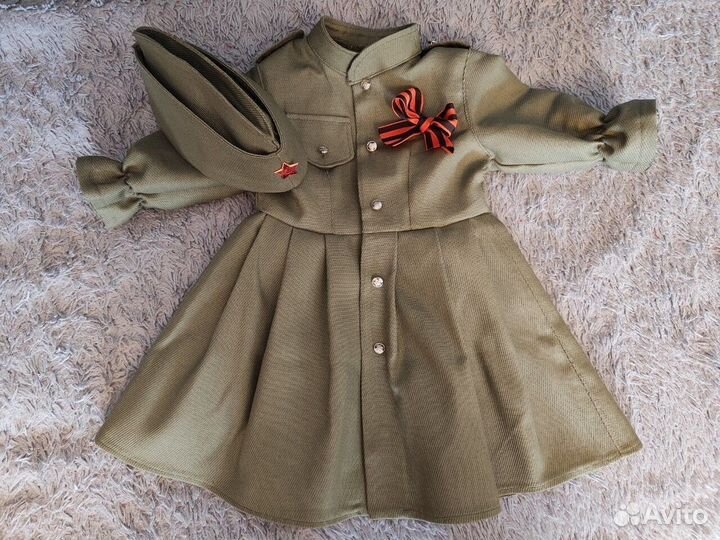 Военная форма 9 мая для девочки