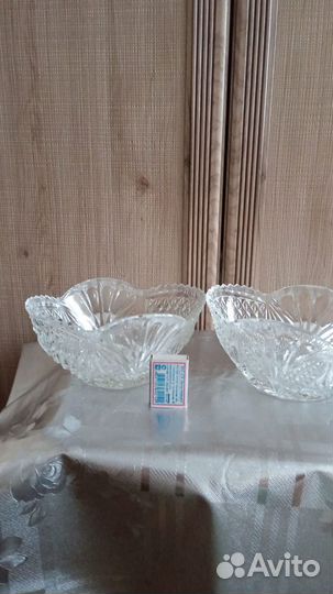 Ваза хрустальная