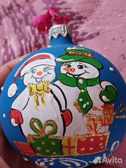 Шары на ёлку, стекло