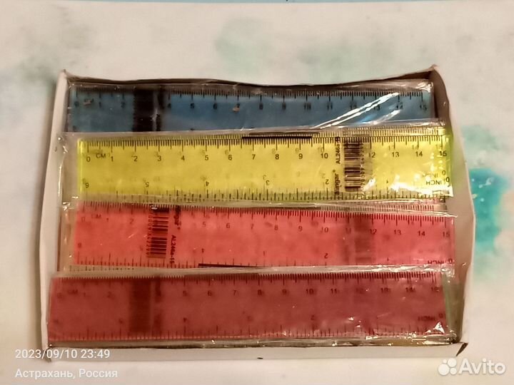 Линейка 15 см канцелярия